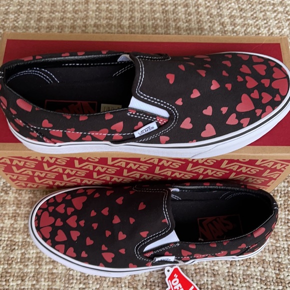 Vans Classic Slip On Valentines Hearts Blkrcngrd W - Picture 5 of 16